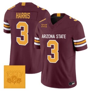 Reed Harris Jersey #3 Arizona State Sun Devils Roses & Devils All Stitched