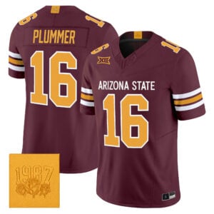Jake Plummer Jersey #16 Arizona State Sun Devils Roses & Devils All Stitched