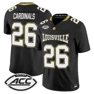 Cardinals Jersey #26 Louisville Cardinals For The Ville All Stitched