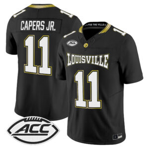 T.J. Capers Jersey #11 Louisville Cardinals For The Ville All Stitched