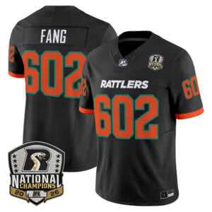 FANG Jersey #602 Arizona Rattlers 2026 National Champions Patch All Stitched