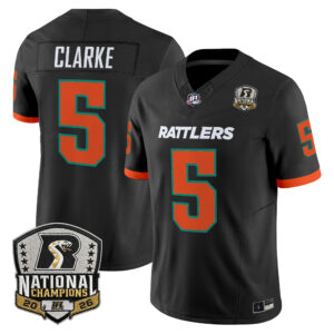 Kymani Clarke Jersey #5 Arizona Rattlers 2026 National Champions Patch All Stitched