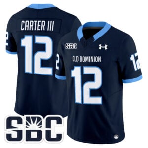 Jerome Carter III Jersey #12 Old Dominion Monarchs 2026 All Stitched