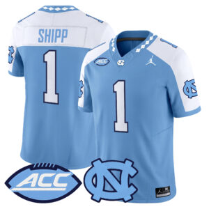 Jordan Shipp Jersey #1 North Carolina Tar Heels 2026 All Stitched