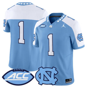 Team Jersey #1 North Carolina Tar Heels 2026 All Stitched