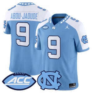 Melkart Abou-Jaoude Jersey #9 North Carolina Tar Heels 2026 All Stitched