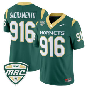 Sacramento Jersey #916 Sacramento State Hornets 2026 All Stitched