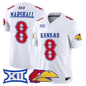 Isaiah Marshall Jersey #8 Kansas Jayhawks 2026 All Stitched