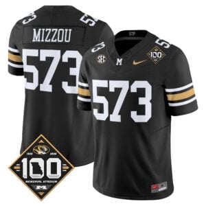 Mizzou Jersey #573 Missouri Tigers 100th Anniversary Edition All Stitched