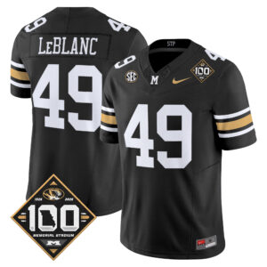 Brett Le Blanc Jersey #49 Missouri Tigers 100th Anniversary Edition All Stitched