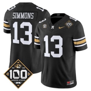 Austin Simmons Jersey #13 Missouri Tigers 100th Anniversary Edition All Stitched