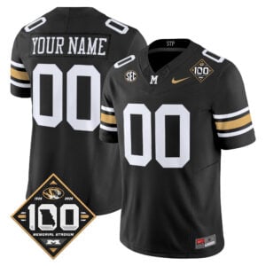 Missouri Tigers 100th Anniversary Edition Vapor Limited Custom Jersey - All Stitched