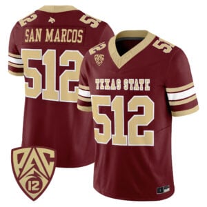 San Marcos Jersey #512 Texas State Bobcats 2026 All Stitched