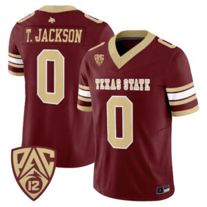 Tymere Jackson Jersey #0 Texas State Bobcats 2026 All Stitched