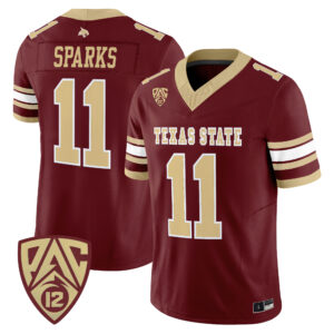 Beau Sparks Jersey #11 Texas State Bobcats 2026 All Stitched