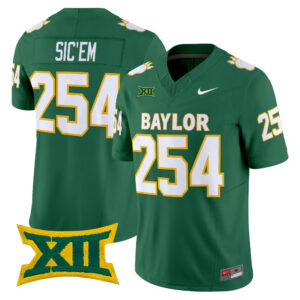 Sic'Em Jersey #254 Baylor Bears Throwback All Stitched