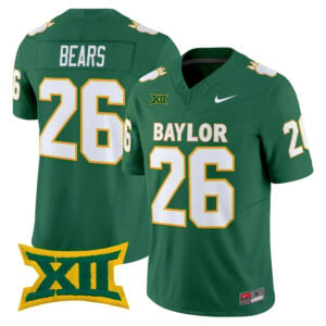 Bears Jersey #26 Baylor Bears Throwback All Stitched