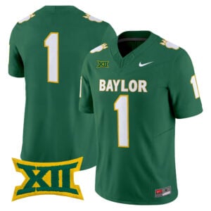 Team Jersey #1 Baylor Bears Throwback All Stitched