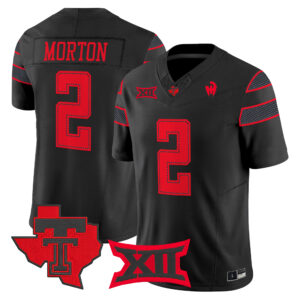 Behren Morton Jersey #2 Texas Tech Red Raiders 2026 All Stitched