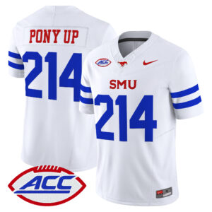 Pony Up Jersey #214 SMU Mustangs 2026 All Stitched