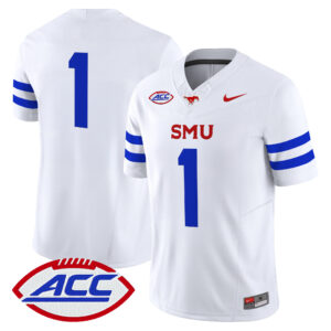 Team Jersey #1 SMU Mustangs 2026 All Stitched