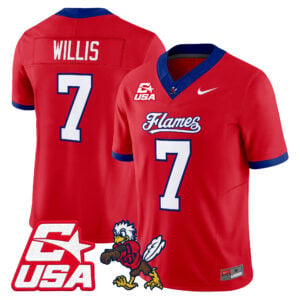 Malik Willis Jersey #7 Liberty Flames 2026 All Stitched
