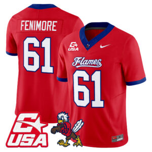 Aaron Fenimore Jersey #61 Liberty Flames 2026 All Stitched