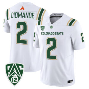 Oumar Diomande Jersey #2 Colorado State Rams 2026 All Stitched
