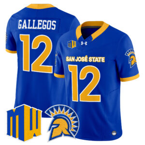 Chon Gallegos Jersey #12 San José State Spartans 2026 All Stitched