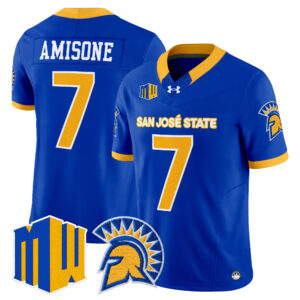 Tama Amisone Jersey #7 San José State Spartans 2026 All Stitched
