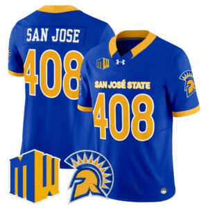 San Jose Jersey #408 San José State Spartans 2026 All Stitched