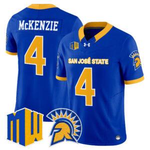Dominique McKenzie Jersey #4 San José State Spartans 2026 All Stitched