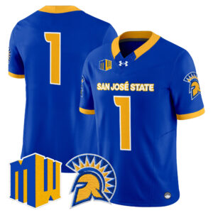 Team Jersey #1 San José State Spartans 2026 All Stitched