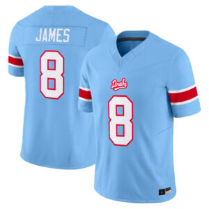 Skylar James Jersey #8 Drake Bulldogs Throwback All Stitched