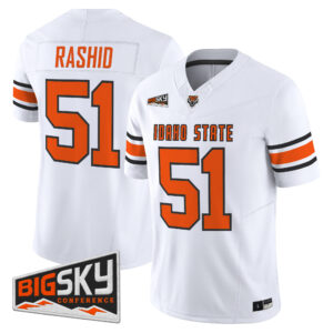 Stryker Rashid Jersey #51 Idaho State Bengals 2026 All Stitched