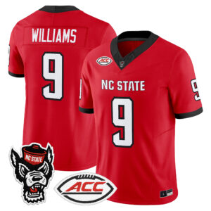 Mario Williams Jersey #9 NC State Wolfpack 2026 All Stitched
