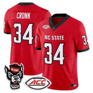 Colby Cronk Jersey #34 NC State Wolfpack 2026 All Stitched