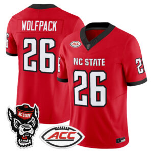Wolfpack Jersey #26 NC State Wolfpack 2026 All Stitched