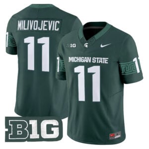 Alessio Milivojevic Jersey #11 Michigan State Spartans 2026 All Stitched