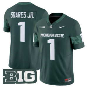 Kenny Soares Jr. Jersey #1 Michigan State Spartans 2026 All Stitched