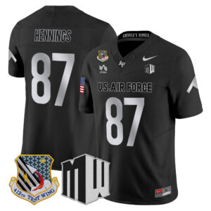 Chad Hennings Jersey #87 Air Force Falcons 2026 All Stitched