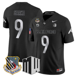 Liam Szarka Jersey #9 Air Force Falcons 2026 All Stitched