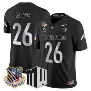 Falcons Jersey #26 Air Force Falcons 2026 All Stitched