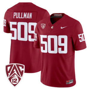 Pullman Jersey #509 Washington State Cougars 2026 All Stitched