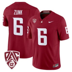 Linus Zunk Jersey #6 Washington State Cougars 2026 All Stitched