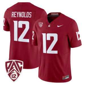 Carsten Reynolds Jersey #12 Washington State Cougars 2026 All Stitched