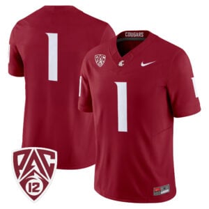 Team Jersey #1 Washington State Cougars 2026 All Stitched
