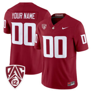 Washington State Cougars 2026 Vapor Limited Custom Jersey - All Stitched