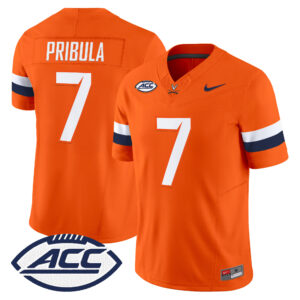 Beau Pribula Jersey #7 Virginia Cavaliers 2026 All Stitched