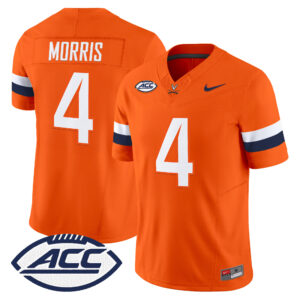 Chandler Morris Jersey #4 Virginia Cavaliers 2026 All Stitched